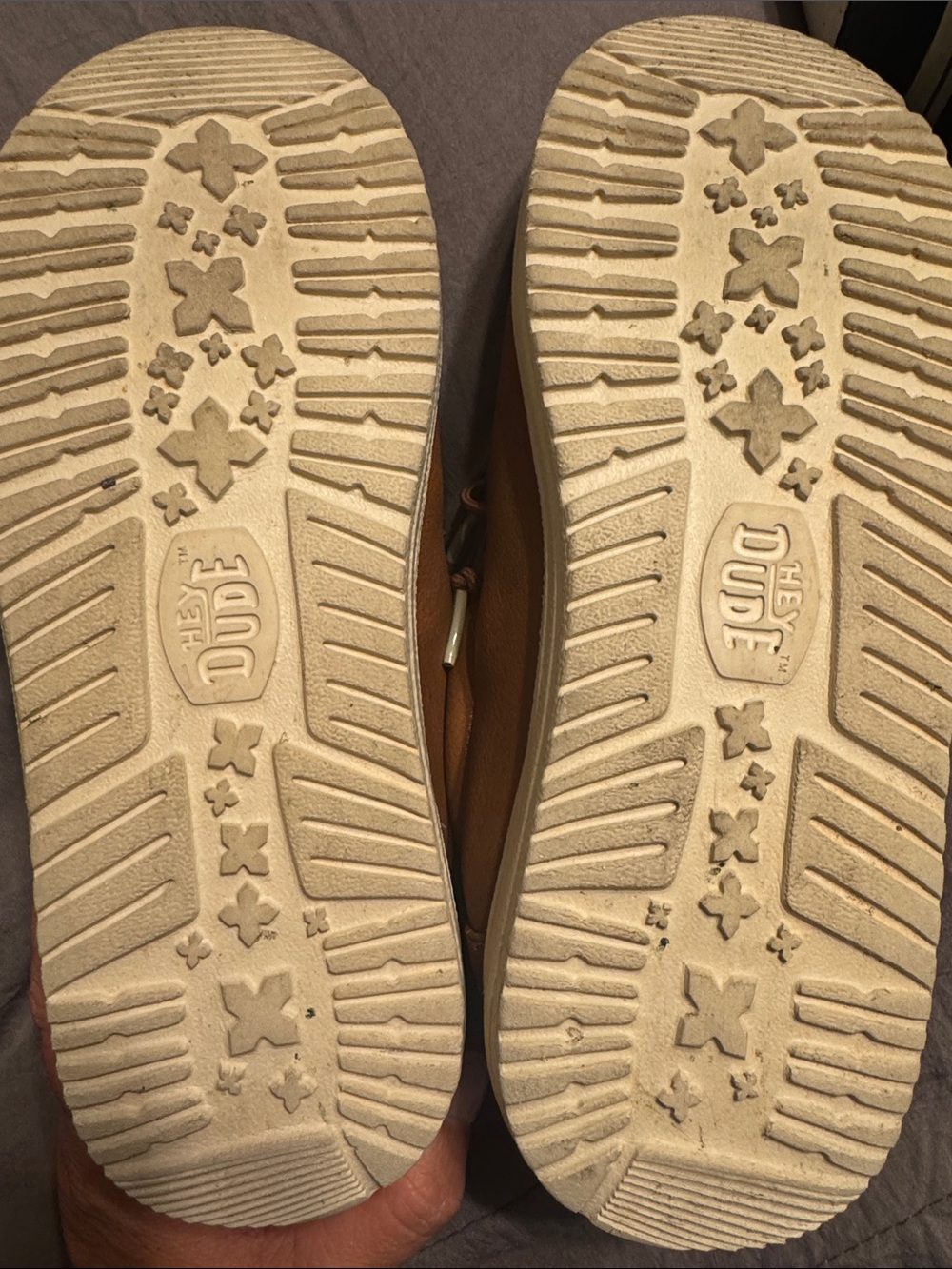 Boys Wally Classic Hey Dude Shoes - Tan - Picture 2 of 4